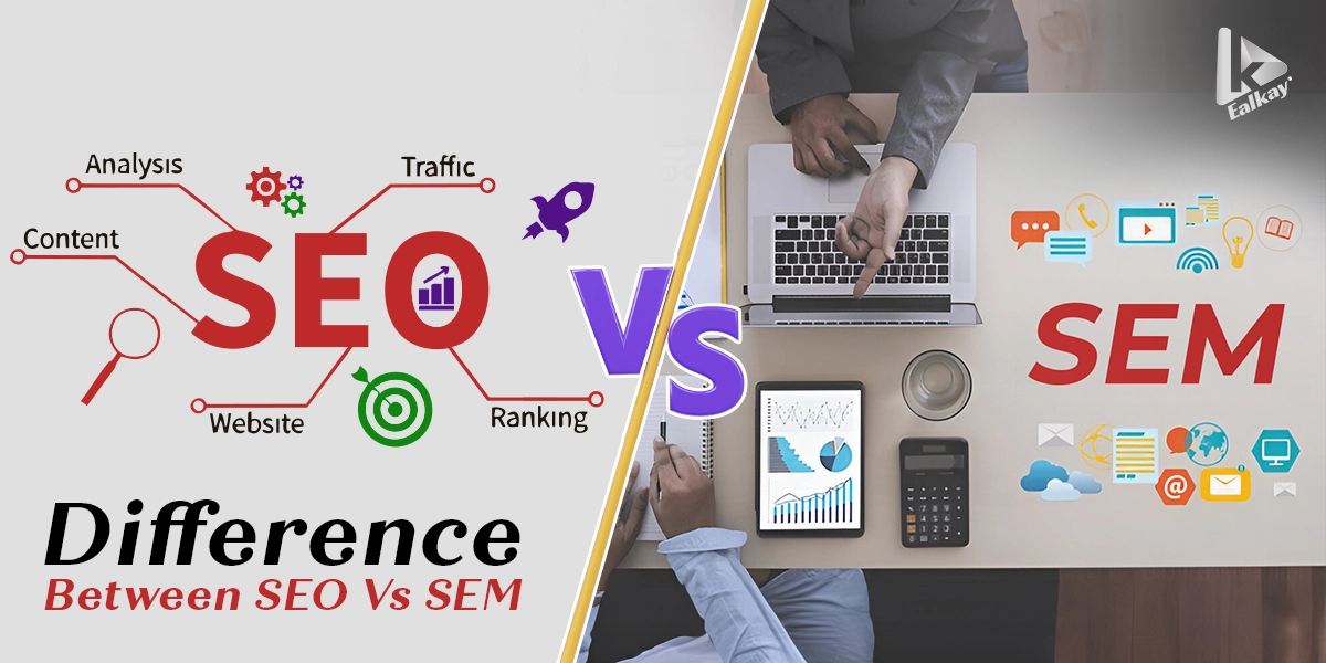 difference between SEM and SEO