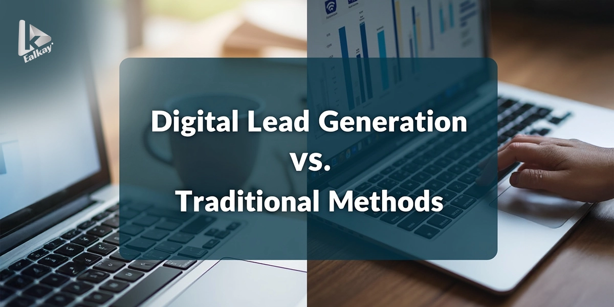 traditional method vs online lead generation