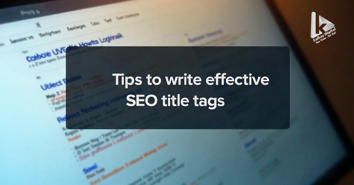 SEO Title Tags